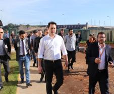 Governador carlos Massa Ratinho Junior durante encontro com o diretor - geral brasileiro da Itaipu Binacional, general Joaquin Silva e Luna  -  Foz do Iguaçu, 12/06/2019  -  Foto: Rodrigo Félix Leal/ANPr