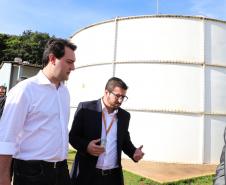 Governador carlos Massa Ratinho Junior durante encontro com o diretor - geral brasileiro da Itaipu Binacional, general Joaquin Silva e Luna  -  Foz do Iguaçu, 12/06/2019  -  Foto: Rodrigo Félix Leal/ANPr
