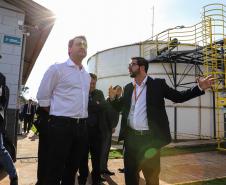 Governador carlos Massa Ratinho Junior durante encontro com o diretor - geral brasileiro da Itaipu Binacional, general Joaquin Silva e Luna  -  Foz do Iguaçu, 12/06/2019  -  Foto: Rodrigo Félix Leal/ANPr