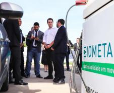 Governador carlos Massa Ratinho Junior durante encontro com o diretor - geral brasileiro da Itaipu Binacional, general Joaquin Silva e Luna  -  Foz do Iguaçu, 12/06/2019  -  Foto: Rodrigo Félix Leal/ANPr