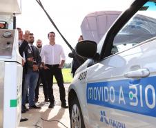 Governador carlos Massa Ratinho Junior durante encontro com o diretor - geral brasileiro da Itaipu Binacional, general Joaquin Silva e Luna  -  Foz do Iguaçu, 12/06/2019  -  Foto: Rodrigo Félix Leal/ANPr