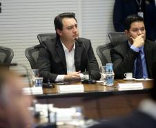 Governador Carlos Massa Ratinho Junior coordena reunião com a equipe de governo.  -  Curitiba, 25/06/2019  -  Foto: Jaelson Lucas/ANPr