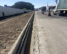 O litoral paranaense conta com R$ 29,3 milhões em obras do Departamento de Estradas de Rodagem do Paraná. O município de Paranaguá concentra os investimentos, com a construção de um viaduto na interseção da BR-277 com Avenida Ayrton Senna e a recuperação da Avenida Bento Rocha. Foto: Divulgação/DER