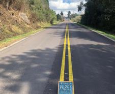 Três rodovias da Região Metropolitana de Curitiba, próximas a Santa Catarina, estão sendo recuperadas pelo Departamento de Estradas de Rodagem do Paraná (DER/PR)