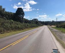 Três rodovias da Região Metropolitana de Curitiba, próximas a Santa Catarina, estão sendo recuperadas pelo Departamento de Estradas de Rodagem do Paraná (DER/PR)