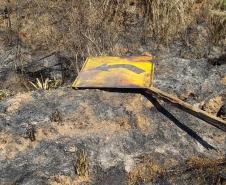Governo alerta para os perigos causados pelo vandalismo de placas. Foto: Divulgação/DER