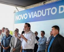 O governador Carlos Massa Ratinho Júnior inaugura nesta quinta-feira (10) , o viaduto da BR-277 e as obras de ampliação do Terminal de Contêineres de Paranaguá (TCP).Paranaguá, 09/10/2019 -  Foto: Geraldo Bubniak/AEN