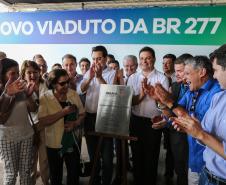 O governador Carlos Massa Ratinho Júnior inaugura nesta quinta-feira (10) , o viaduto da BR-277 e as obras de ampliação do Terminal de Contêineres de Paranaguá (TCP).Paranaguá, 09/10/2019 -  Foto: Geraldo Bubniak/AEN