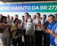 O governador Carlos Massa Ratinho Júnior inaugura nesta quinta-feira (10) , o viaduto da BR-277 e as obras de ampliação do Terminal de Contêineres de Paranaguá (TCP).Paranaguá, 09/10/2019 -  Foto: Geraldo Bubniak/AEN