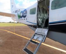 O Voe Paraná é o maior programa de aviação regional da Gol no País. Os trechos são operados em parceria com a empresa TwoFlex. O trajeto entre Campo Mourão e Curitiba deu início a este novo mapa aéreo no Estado, que conta com 67 novos voos semanais entre a capital e cidades do interior. Foto: Prefeitura de Campo Mourão