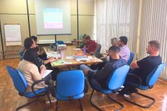 Reunião com consultores do Banco Interamericano de Desenvolvimento (BID).