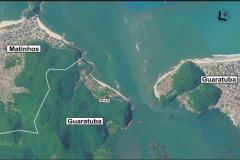 Mapas da ponte de Guaratuba