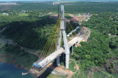 Ponte da Integração Brasil Paraguai e nova rodovia de acesso