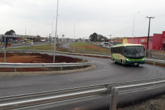 Novo viaduto de Guarapuava em obras
