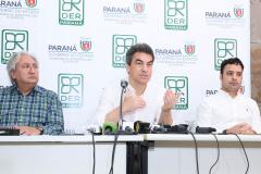 Coletiva de imprensa sobre obras na BR-277