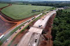 Nova trincheira da BR-277 em Cascavel