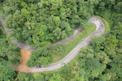 Danos no km 11+600 da Estrada da Graciosa