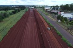 Perimetral - Terraplanagem linha Geral, estaca 550