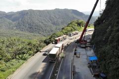 Obras no km 41 da BR-277