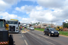 Operação de tráfego rodoviário - limpeza de pista