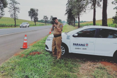 Fiscalização com radar portátil
