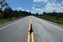Serviços do Integra Paraná na PR-151, entre Jaguariaíva e Piraí do Sul