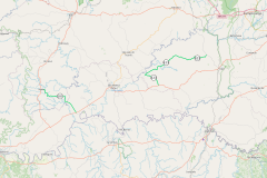 Mapa PR-433 e PR-281