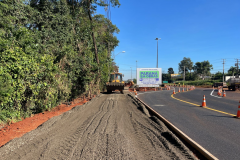 Serviços da duplicação da BR-469 em Foz do Iguaçu