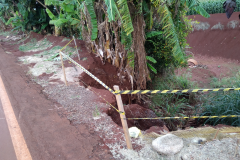 PR-551 em Doutor Camargo - erosão km 23,90