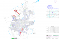 Mapa do projeto indicando as ruas atendidas