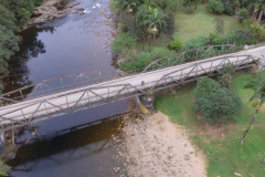 Foto área da ponte, antes da obra