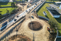 Obras do novo viaduto em São José dos Pinhais