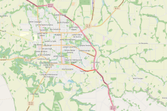 Mapa de trecho da PR-317 que será duplicado