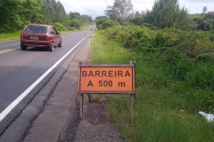 PR-151 em Ponta Grossa, próximo ao trevo de Guaragi