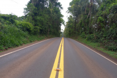 PR-281 em Dois Vizinhos, após serviços do Proconserva