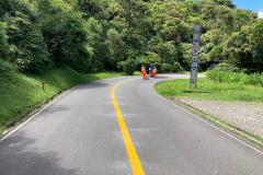 Serviços de sinalização rodoviária na Estrada da Graciosa