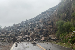 PR-170, após detonação de rochas