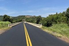 PR-170 Ponte do Rio Jordão após serviços de conservação, em Guarapuava