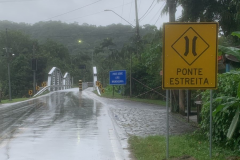 Ponte sobre o Rio Nhundiaquara em Porto de Cima, PR-411