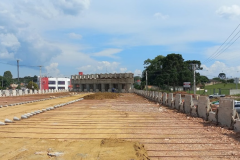 Serviços no viaduto, pista central e vias de acesso