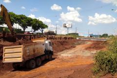 PR-317 duplicação entre Maringá e Iguaraçu - viaduto no parque industrial