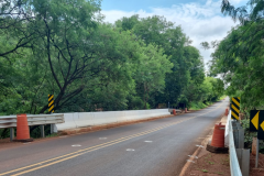 PR-450 Ponte sobre o Rio Centenário em obras