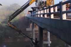PR-439 Ponte Rio das Cinzas - limpeza por jateamento