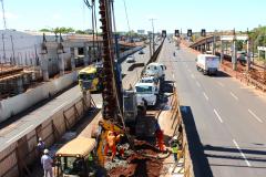 BR-376 Viadutos de Sarandi - serviços nos pilares centrais