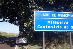 PR-534 entre Miraselva e Centenário do Sul recebendo serviços do Proseg Paraná