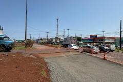 Obra de implantação do Trevo do Catuaí em Maringá