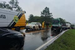 PR-364 em Inácio Martins, recebendo tráfego da BR-277