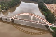 PRC-476 União da Vitória manutenção Ponte dos Arcos e contenção de talude