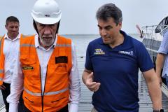 Ponte de Guaratuba - visita do vice-governador Darci Piana