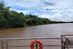 Ponte Rio Ivaí - travessia de balsa